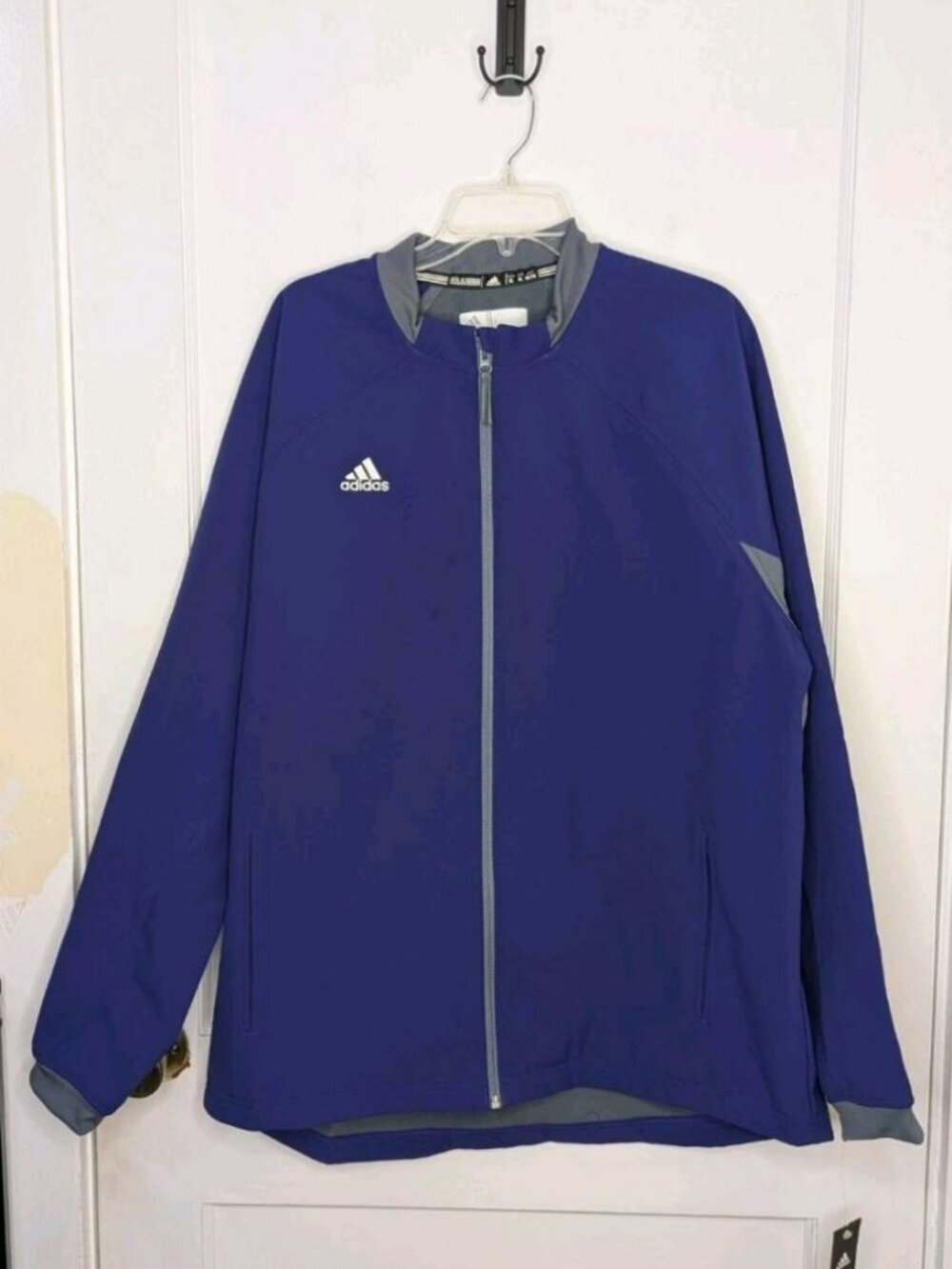 NWT Adidas Size XL Collegiate Purple Dugout Warm Jacket